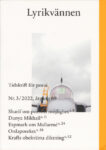 Omslag: Lyrikvännen 3/2022