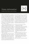 Omslag: Arena-information
