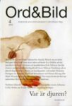Omslag: Ord & Bild 4/2012: Vad är djuren