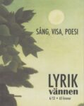 Omslag: Lyrikvännen 6/2013: Sång, visa, poesi