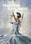 Filosofisk supplement 1/2025: Rettferdighet